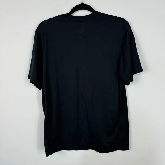 Nike Set of 2 Short Sleeve Dri Fit Tops Black & Gray Workout Gym Athletic - Picture 3 of 7